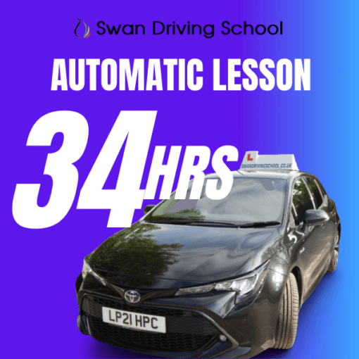 34 Hours Automatic Driving Lesson