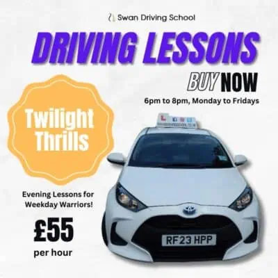 Twilight Thrills Automatic driving lesson